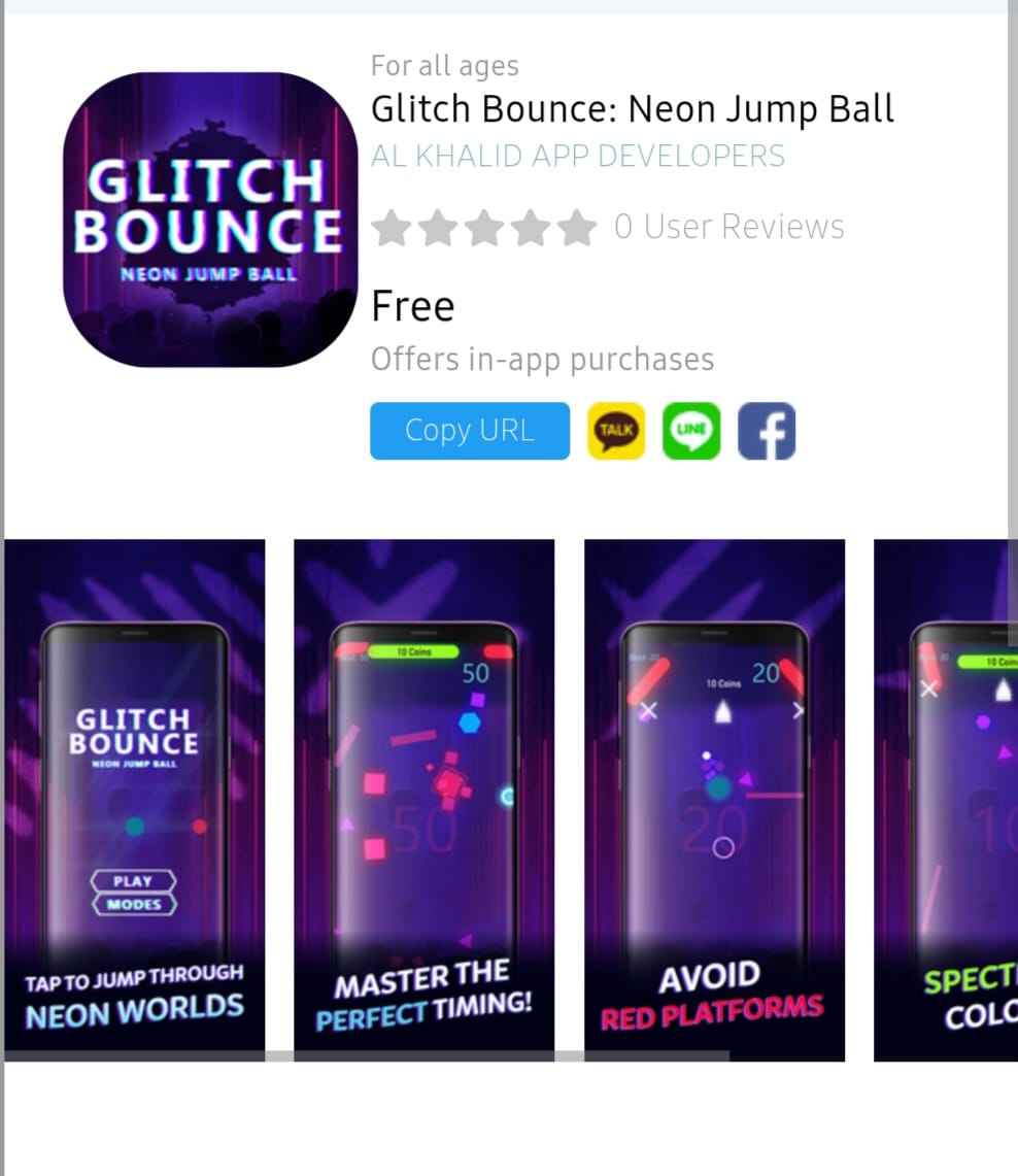 Glitch Bounce Neon Jump